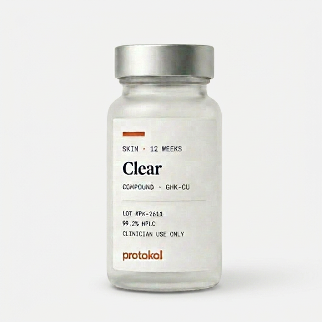 Clear vial